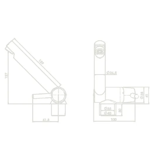 Einhebelmischer EHM Keramik TREND C chrom mit Schalter