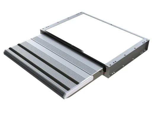 Elektrische Trittstufe 12V, 44cm breit für Kastenwagen und Wohnmobile