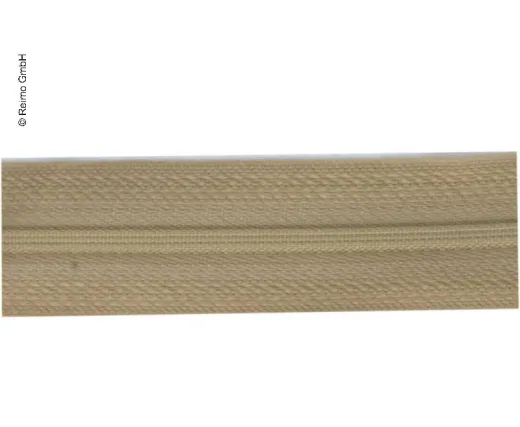 Endlos Reißverschluss als Meterware in beige, 2,5cm breit