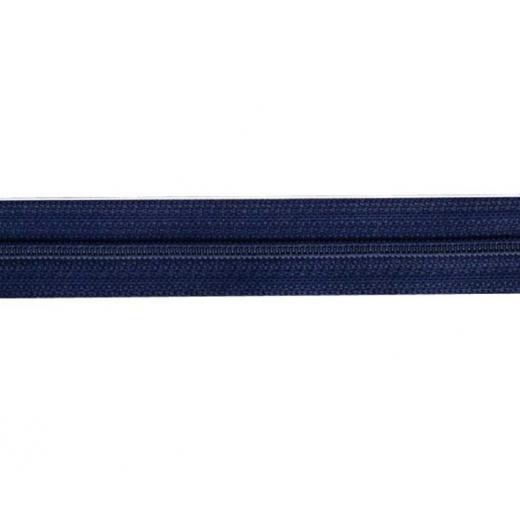 Endlos Reißverschluss als Meterware in blau, 2,5cm breit
