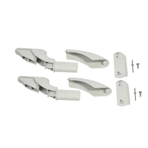 Endstück grau für Roof-Rack, 2er Satz komplett -