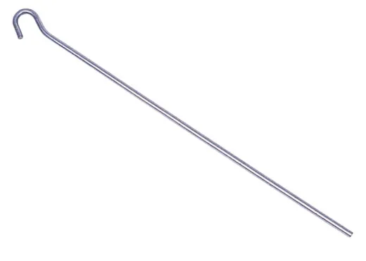 Erdnagel rund 30 cm lang, Ø 4,3mm. 10 Stück SB-verpackt