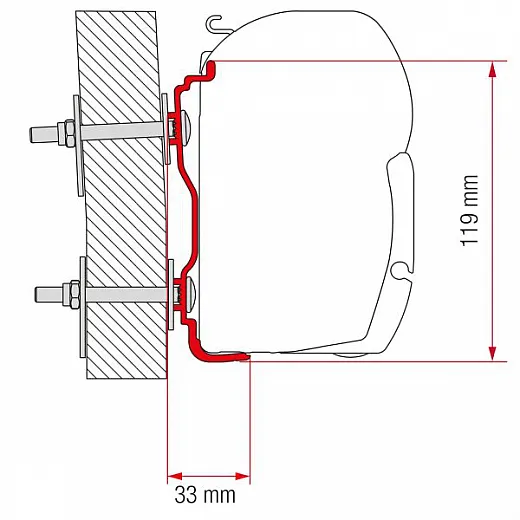 Adapter - Hymer-Kit für F45/F70 ab 2016