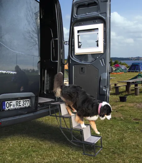 Faltbare Hundetreppe für Hunde bis maximal 30 kg