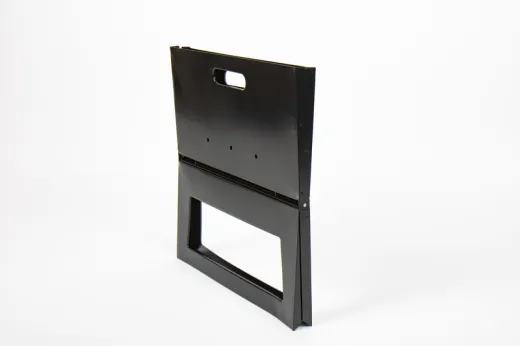 Faltbarer Holzkohlegrill in schwarz