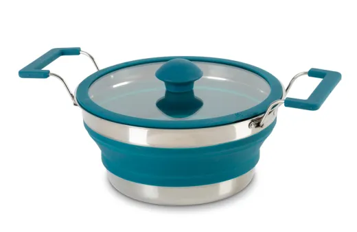 Faltbarer Silikon-Kochtopf