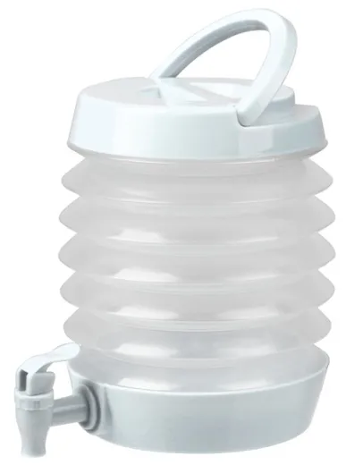 Faltbarer Wasserspender 3,5 Liter, Farbe: Weiß
