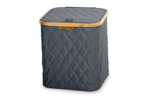 Faltkorb HOLIDAY TRAVEL grau-meliert, B33xH37xT33cm