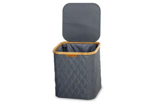 Faltkorb HOLIDAY TRAVEL grau-meliert, B33xH37xT33cm