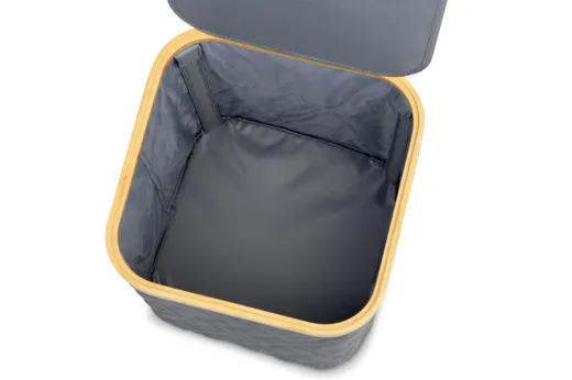 Faltkorb HOLIDAY TRAVEL grau-meliert, B33xH37xT33cm