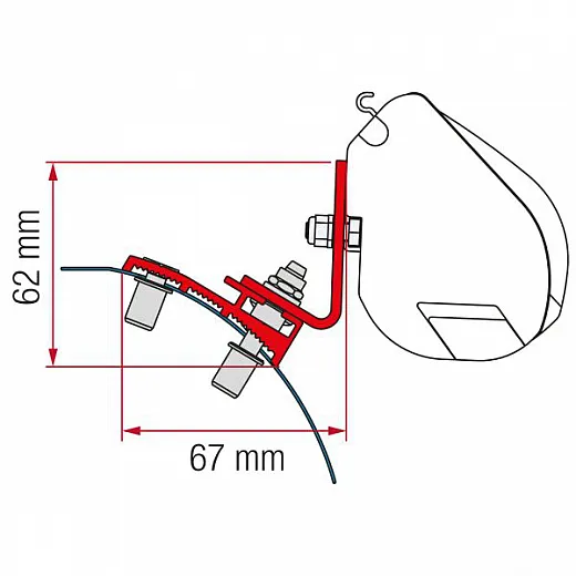 Markisen-Adapter für F35 PRO