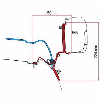 Fiamma Markisen-Adapter für Markise F35 Pro
