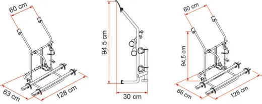 FIAMMA Carry Bike - Alu Fahrradträger T2/3