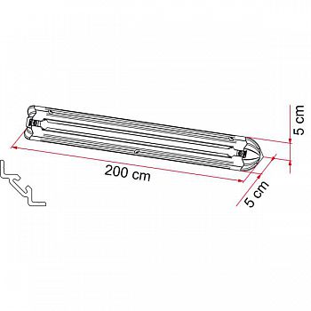 Eckbefestigungsset für die Heckgarage