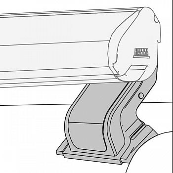 FIAMMA Adapter für F35, VW Caddy Maxi, deep black