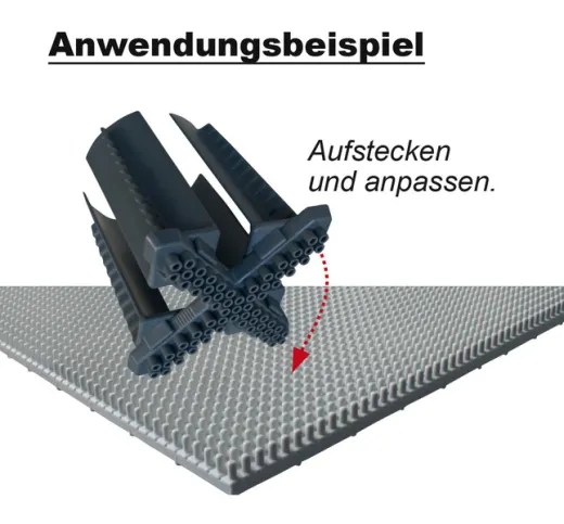 Flaschen- und Glashalter für Noppenplatte - Aufstecken, anpassen, fertig!