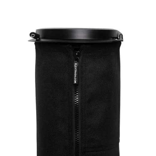 Flextrash Mülleimer, 3L, schwarz, biologisch abbaubares Material