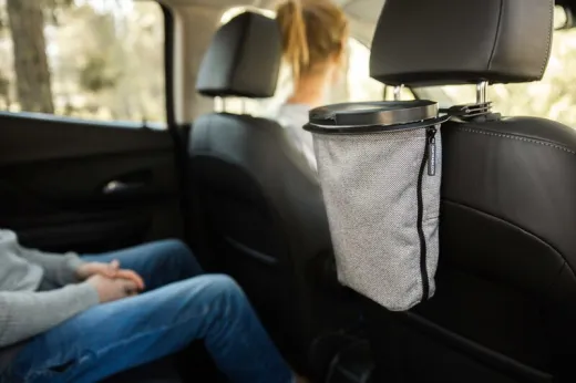 Flextrash Mülleimer, 9 Liter, grau