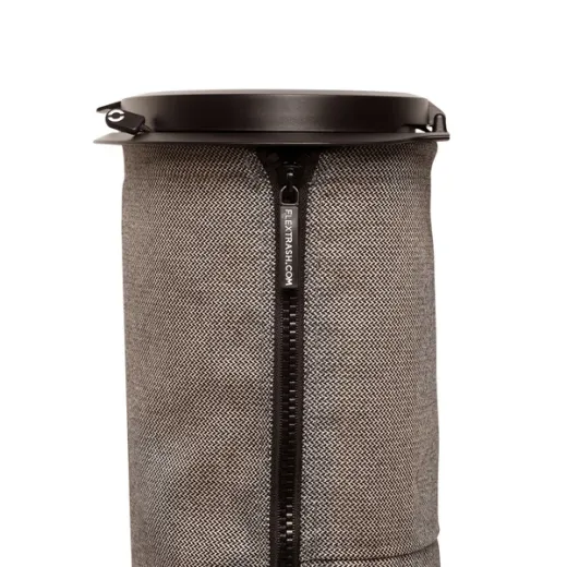 Flextrash Mülleimer, 9 Liter, grau