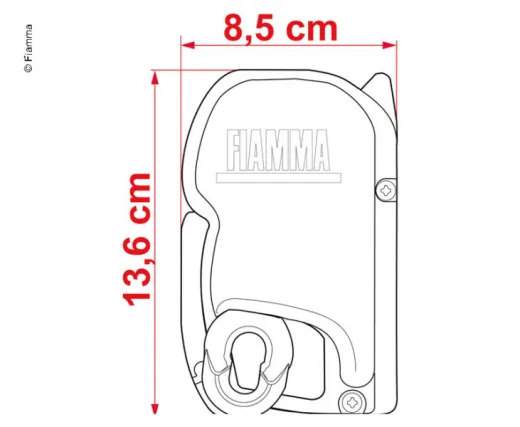 F.Mark.F45S weiß2,6m R.Bl