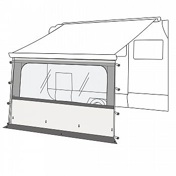 FIAMMA BLOCKER PRO 400 Frontteil mit Panorama-Fenster