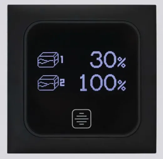 Füllstandsanzeige PT 722 - Anzeigepanel