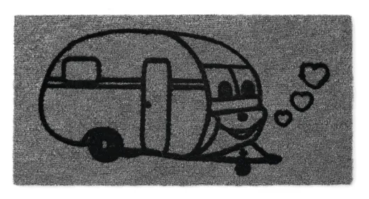 FUSSMATTE »CARAVAN« 50 x 25cm, DERBY FLOCK