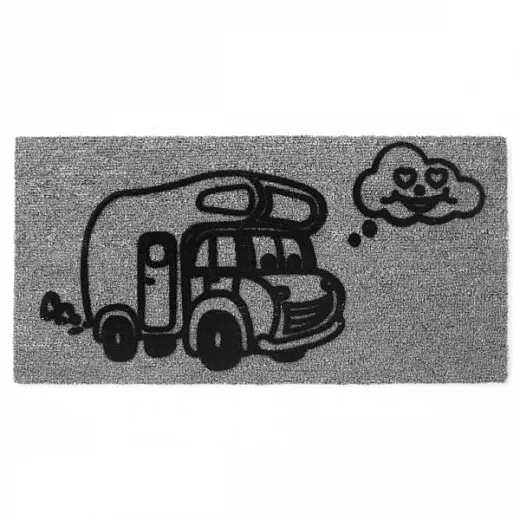 FUSSMATTE »CAMPER« 50 x 25cm, DERBY FLOCK