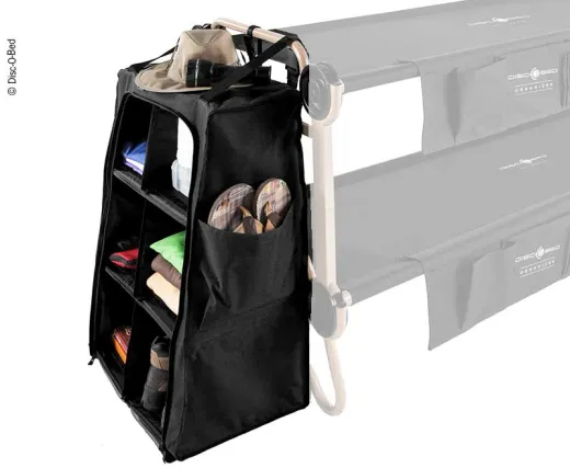 Garderobe Cabinet für Disc-O-Bed L+XL, Farbe Schwarz