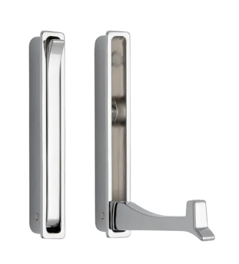 Garderoben-Klapphaken - Einfach - Chom glänzend