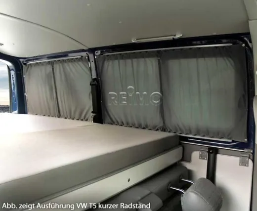 Gardinenset blickdicht für Ford Transit Custom