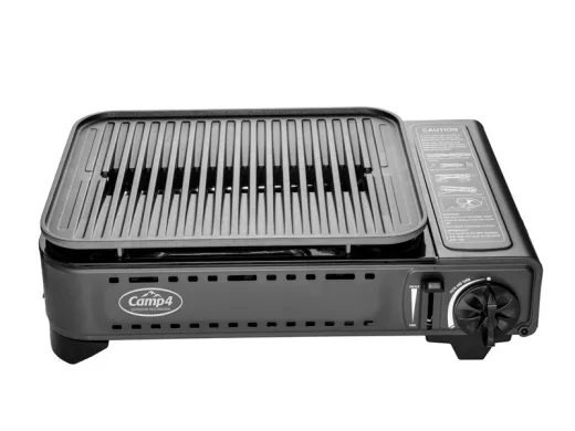 Gaskartuschenkocher mit Zündsicherung Gourmet Grill