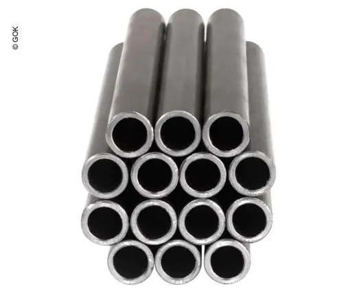 Gasrohr aus Stahl verzinkt - Ø 8 mm - Länge 150 cm