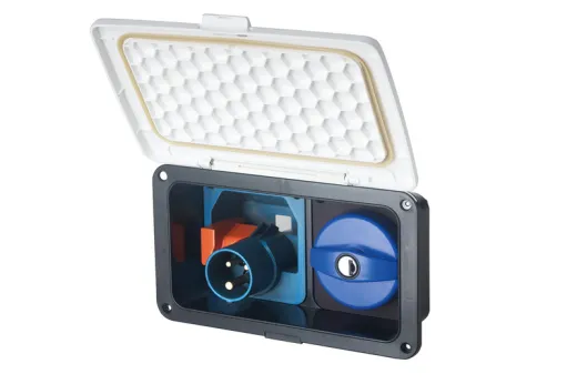 Gehäuse DOPPELT mit Deckel Weiß Matt