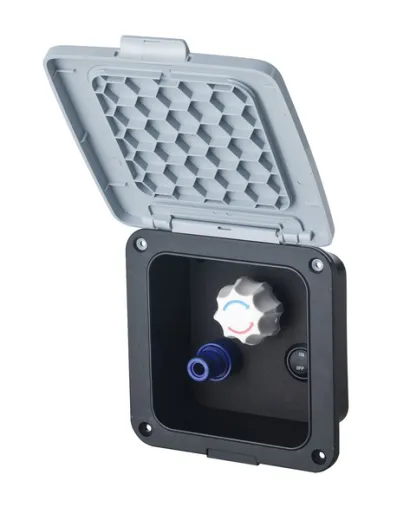 Gehäuse EINFACH mit Deckel Grau Matt