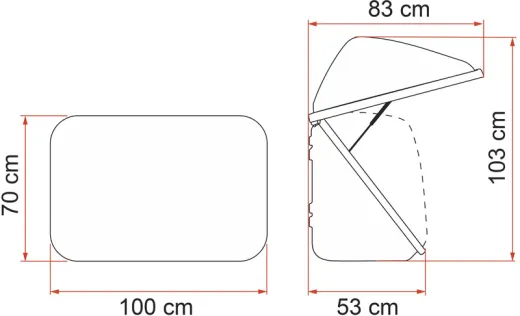 Gepäckbox für Fahrradträger - Ultra Box 320