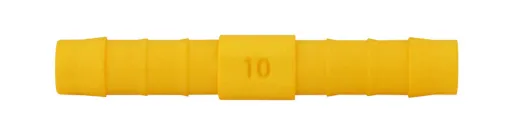 Gerader Verbinder får 10mm Schlauch 2Stk. Weißgelb