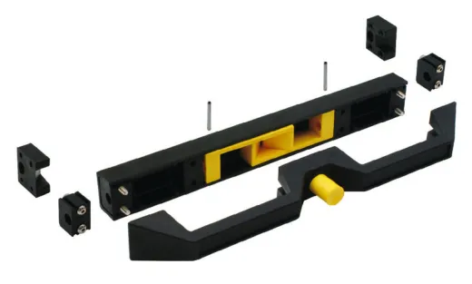 Griff mit Einrastfunktion, schwarz, für breite Schubladen (bis 110cm)