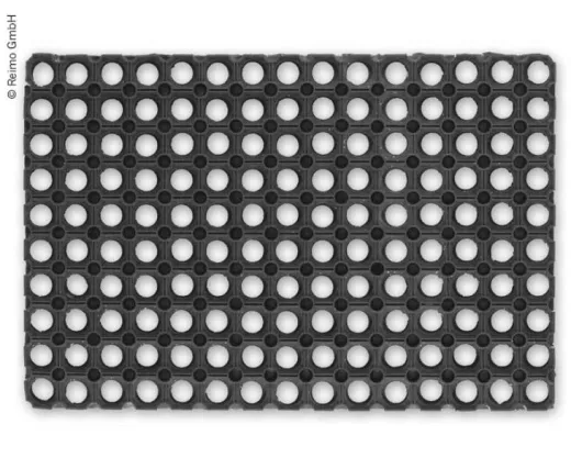 GUMMIFUSSMATTE - ROBUST & WETTERFEST - 60 x 40cm