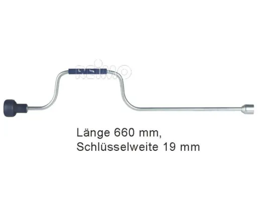 Handkurbel L665mm 19mm