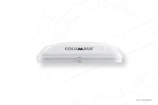 Hartschalen-Dachzelt Columbus Variant - Stoff Grau - Schale Weiß - Medium X-Long