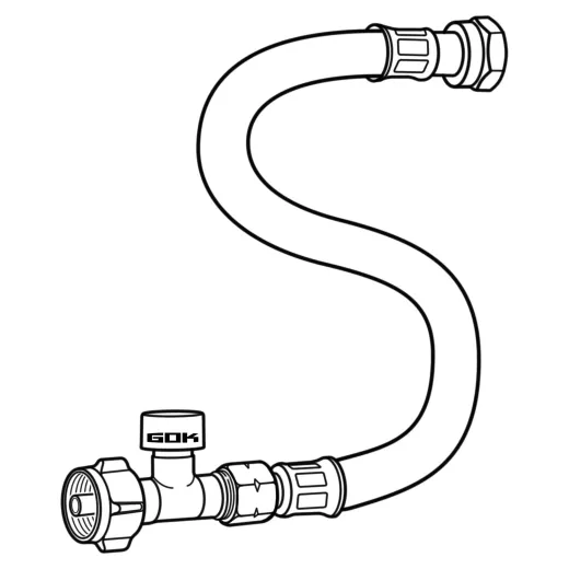 Hochdruck-Schlauchleitung Caramatic ConnectDrive - X.7 Shell 450 mm, für SI/CZ/HR/SK/RS