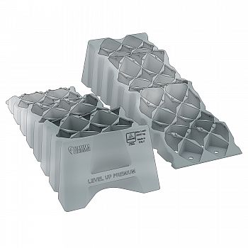 Hochleistungs-Stufenkeilsystem Fiamma, grau mit Tasche, 5t pro Achse