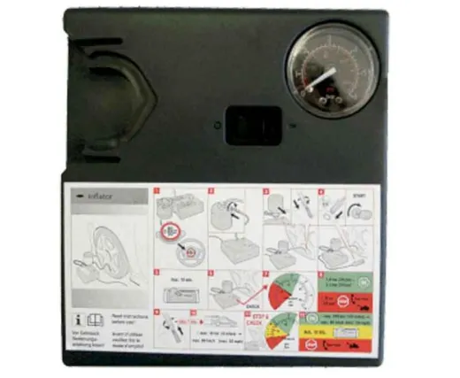 Hoher Druck für schnelles Aufpumpen