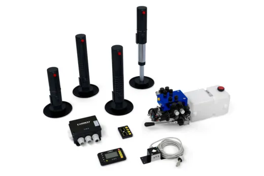Hydraulische Hubstützen - automatisches 12V-Nivelliersystem für Fiat Ducato, Peugeot Boxer, Citroën Jumper