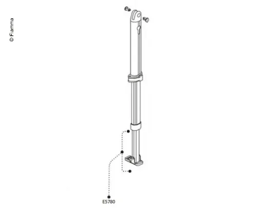 innere Stützfußstütze CS225/F35 220