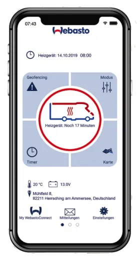 Intelligente Heizungssteuerung für Fahrzeuge mit ThermoConnect