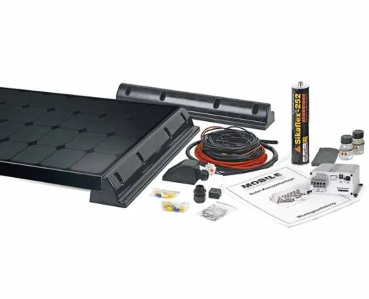 Intelligentes Solar-Komplettset zum Beispiel zur Kombination mit Brennstoffzelle