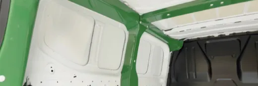 Kabelkanal Ford Transit Custom / Tourneo Custom >10/2023 und Volkswagen New Transporter >03/2025 - L1 H1