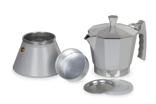 Kaffeebereiter TRENDY für 6 Tassen, 300ml,soft-touch Griff,hell grau